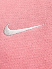 Nike Pink Mini Swoosh Full Zip Hoodie - Image 8 of 9