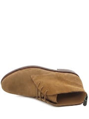 Jones Bootmaker Tan Suede Deacon Wide Fit Suede Leather Chukka Boots - Image 5 of 6