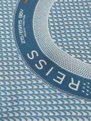 Reiss x McLaren F1 Team Airforce Blue Senior Cuban Collar Shirt - Image 7 of 9