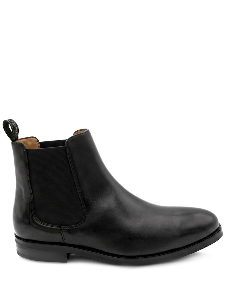Jones Bootmaker Black DeakinWide Leather Chelsea Boots - Image 2 of 6 Jones Bootmaker Black DeakinWide Leather Chelsea Boots - Image 2 of 6
