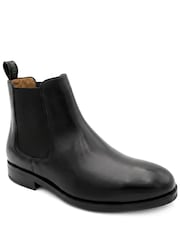 Jones Bootmaker Black DeakinWide Leather Chelsea Boots - Image 3 of 6