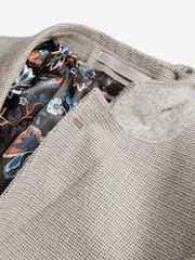 Light Grey Slim Textured Blazer - Image 8 of 9