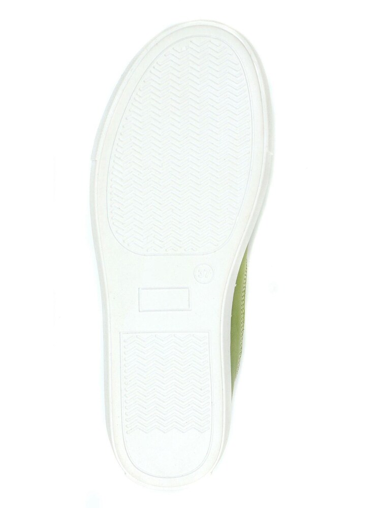 Jones Bootmaker Green Mila Lace-Up Leather Trainers - Image 5 of 5