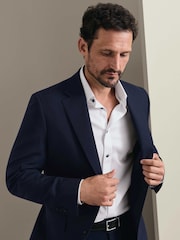 Charles Tyrwhitt White Non-Iron Twill Cutaway Slim Fit Shirt - Image 3 of 7