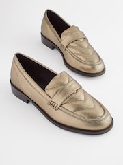 Bronze Forever Comfort® Leather Quilted Loafers - Image 3 of 7