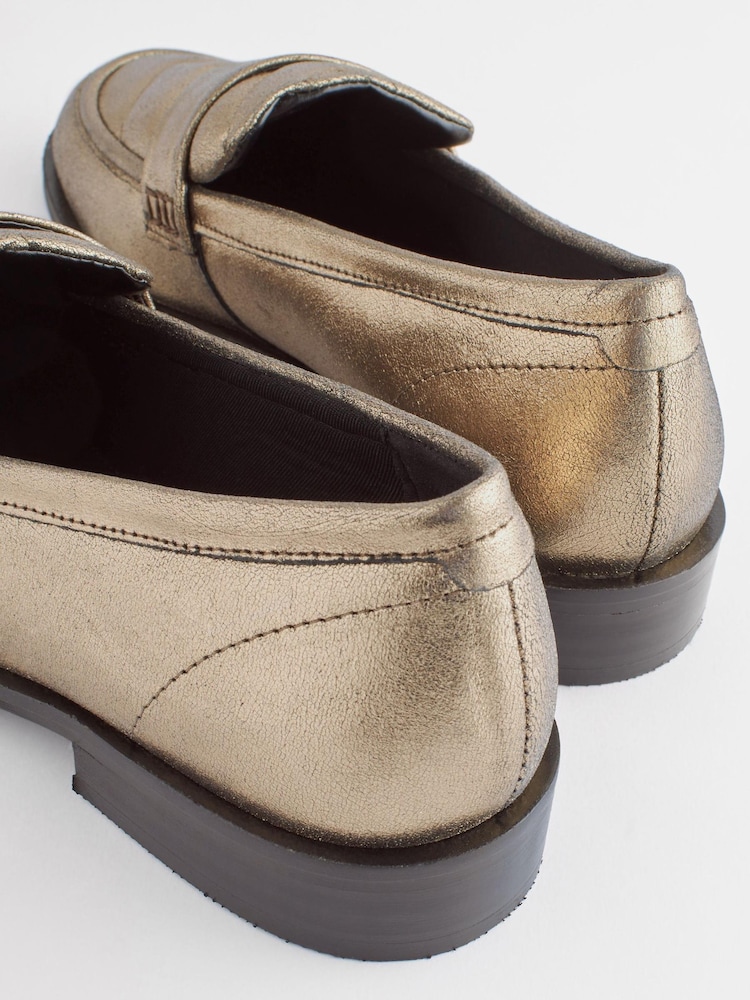 Bronze Forever Comfort® Leather Quilted Loafers - Image 7 of 7