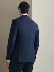 Charles Tyrwhitt Indigo Blue Slim Fit Italian Luxury Suit Jacket - Image 2 of 6