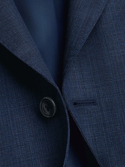 Charles Tyrwhitt Indigo Blue Slim Fit Italian Luxury Suit Jacket - Image 6 of 6