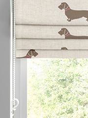 Emily Bond Natural 100% Cotton Basil Made to Measure Roman Blinds - Image 2 of 6