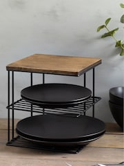 Black Bronx Plate Rack - Image 1 of 4