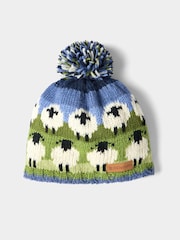 Joe Browns Blue Flock of Sheep Bobble Hat - Image 4 of 4