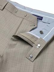 Neutralna boja - Charles Tyrwhitt Uži kroj Italijanski Luksuz Odelo Pantalone - Slika 5 od 5
