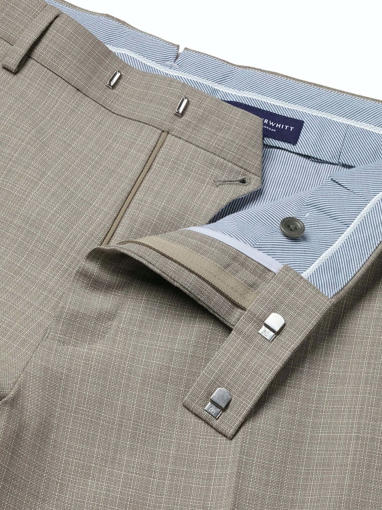Neutralna boja - Charles Tyrwhitt Uži kroj Italijanski Luksuz Odelo Pantalone - Slika 5 od 5 Neutralna boja - Charles Tyrwhitt Uži kroj Italijanski Luksuz Odelo Pantalone - Slika 5 od 5