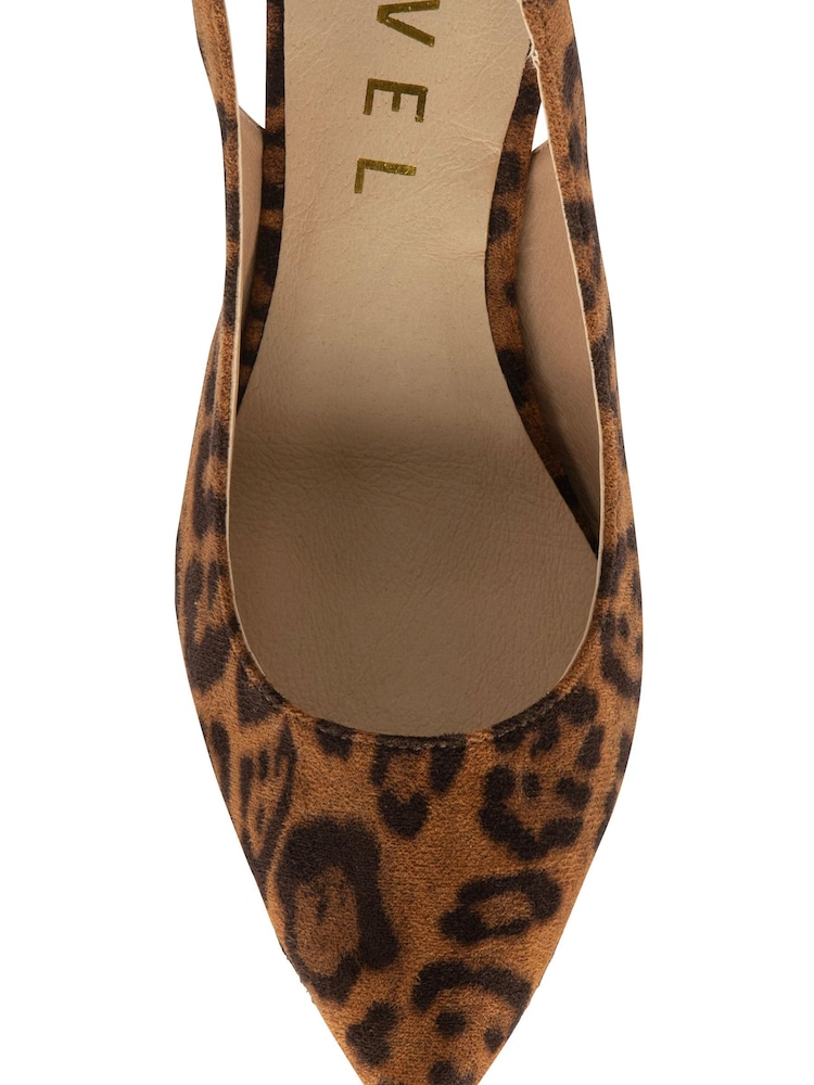 Ravel Animal Slingback  Stiletto Court Shoe - Image 4 of 4