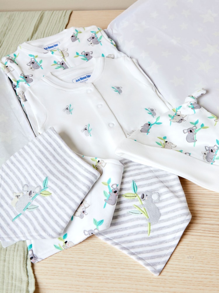 JoJo Maman Bébé White 6-Piece Letter Box Gift Set - Image 2 of 2