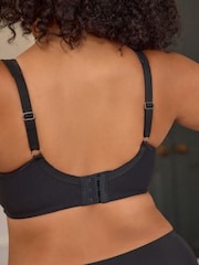 Black F-K Ultimate Support Cotton Minimiser Padded Strap Bra - Image 3 of 10