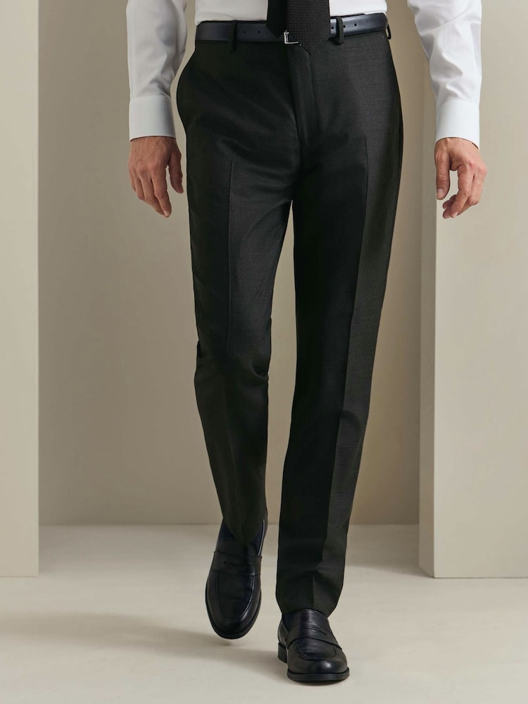 Šedá - Charles Tyrwhitt Slim Fit Ultimate Performance Suit Trousers - Obrázek 1 z 4