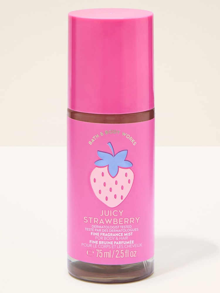 Bath & Body Works Juicy Strawberry Travel Size Fine Fragrance Mist 75ml - Image 1 of 3
