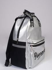 Pineapple Silver Retro Logo Pocket Backpack - Image 3 of 4