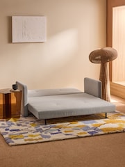 MADE.COM Pebble Grey Haru 2 Seater Sofa Bed - Image 2 of 8