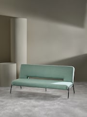 MADE.COM Smoked Green Knox 2 Seater Sofa Bed - Image 3 of 7