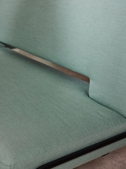 MADE.COM Smoked Green Knox 2 Seater Sofa Bed - Image 6 of 7