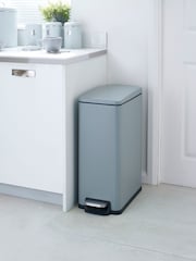 Grey 45L Slim Soft Close Pedal Bin - Image 1 of 5