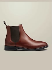 Castaño marrón - Botas Chelsea de cuero de Charles Tyrwhitt - Imagen 1 de 4