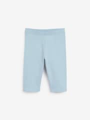 Pink/Blue 5 Pack Cropped Leggings (3-16yrs) - Image 2 of 8