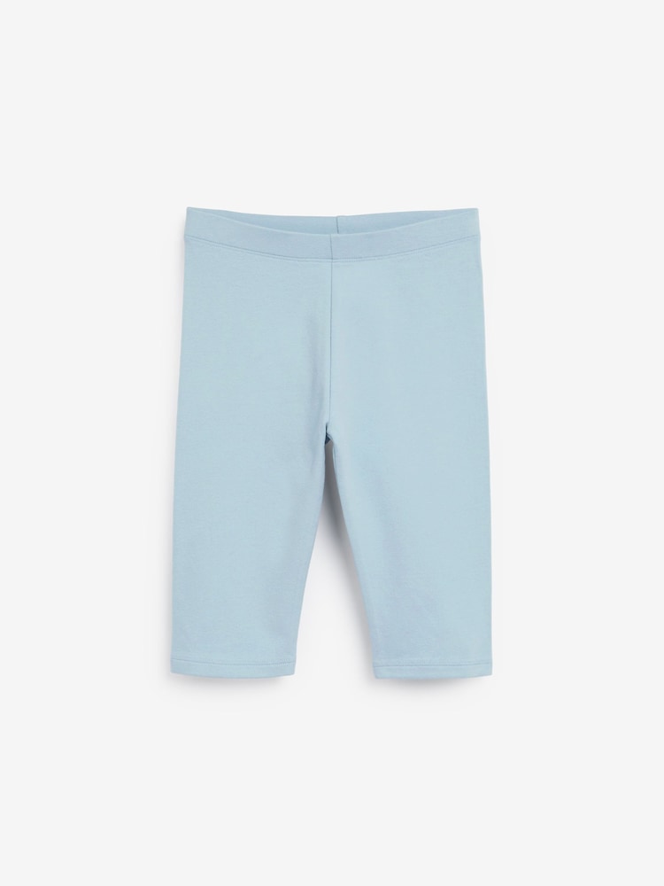 Pink/Blue 5 Pack Cropped Leggings (3-16yrs) - Image 2 of 8