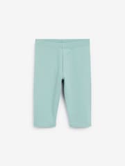 Pink/Blue 5 Pack Cropped Leggings (3-16yrs) - Image 5 of 8