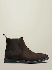 Marrón chocolate - Botas Chelsea de cuero de Charles Tyrwhitt - Imagen 1 de 4