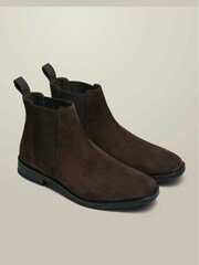 Marrón chocolate - Botas Chelsea de cuero de Charles Tyrwhitt - Imagen 2 de 4