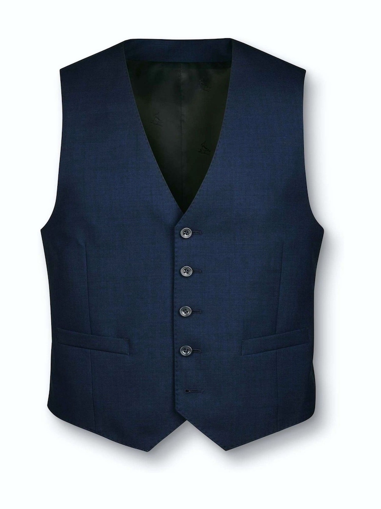 Теңіз көк - Charles Tyrwhitt Non-iron Stretch Texture Slim Fit Shirt - 2суретінің 2 суреті