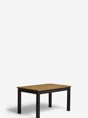 Dark Bronx Oak Effect Rectangle 6 to 10 Seater Extending Dining Table - Image 11 of 14