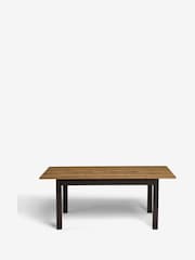 Dark Bronx Oak Effect Rectangle 6 to 10 Seater Extending Dining Table - Image 7 of 14