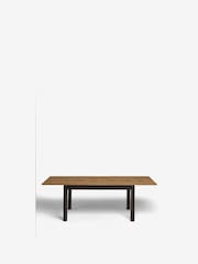 Dark Bronx Oak Effect Rectangle 6 to 10 Seater Extending Dining Table - Image 8 of 14
