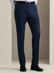 Indigo Plavo - Charles Tyrwhitt Uži kroj Italijanski Luksuz Odelo Pantalone - Slika 1 od 5