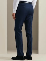 Indigo Plavo - Charles Tyrwhitt Uži kroj Italijanski Luksuz Odelo Pantalone - Slika 2 od 5