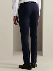 Tmavá tmavěmodro-modrá - Charles Tyrwhitt Slim Fit Ultimate Performance Suit Trousers - Obrázek 3 z 4