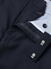 Tmavá tmavěmodro-modrá - Charles Tyrwhitt Slim Fit Ultimate Performance Suit Trousers - Obrázek 4 z 4
