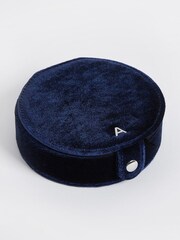 Navy Blue Initial Jewellery Box - Image 1 of 4