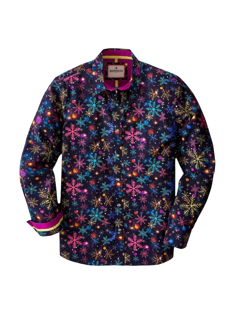 Joe Browns Sensational Snowflake Shirt - 7суретінің 7 суреті
