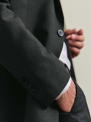 Charles Tyrwhitt Grey Slim Fit Ultimate Performance Suit Jacket - Image 4 of 6