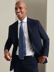 Charles Tyrwhitt Dark Navy Blue Slim Fit Ultimate Performance Suit Jacket - Image 1 of 4