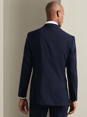 Charles Tyrwhitt Dark Navy Blue Slim Fit Ultimate Performance Suit Jacket - Image 2 of 4
