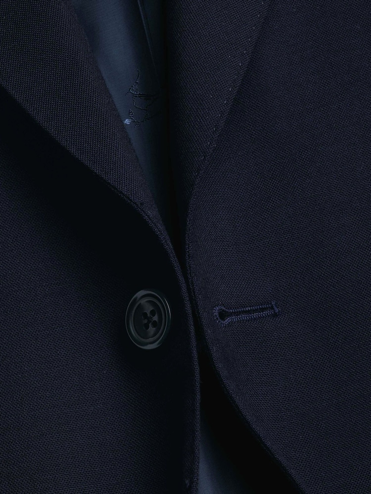 Charles Tyrwhitt Dark Navy Blue Slim Fit Ultimate Performance Suit Jacket - Image 4 of 4 Charles Tyrwhitt Dark Navy Blue Slim Fit Ultimate Performance Suit Jacket - Image 4 of 4