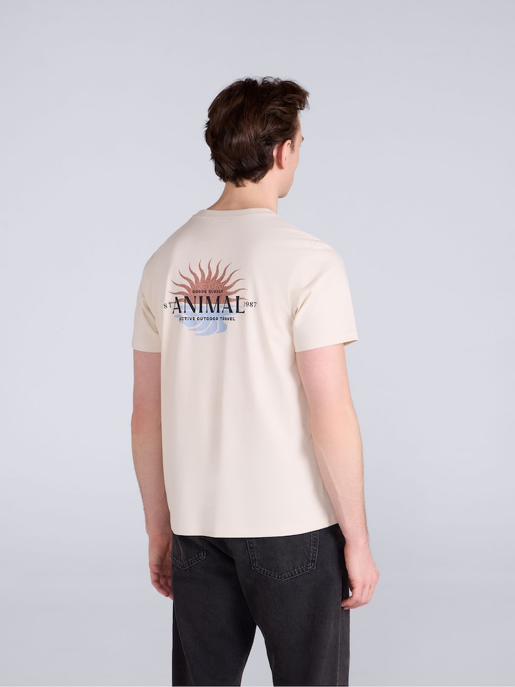 Dark Beige - Animal Jacob T-Shirt - Obraz 2 z 5 Dark Beige - Animal Jacob T-Shirt - Obraz 2 z 5