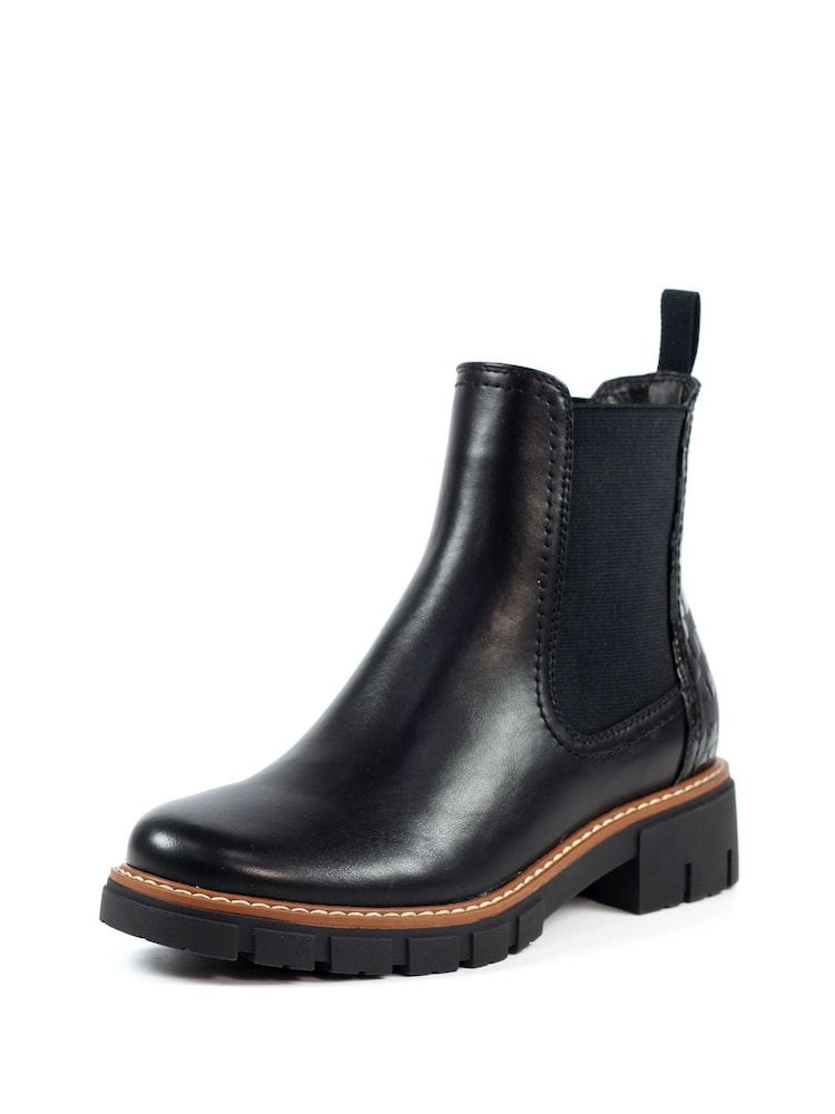 Buy Lunar Poppins Faux Leather Ankle Boots from Next Bahrain