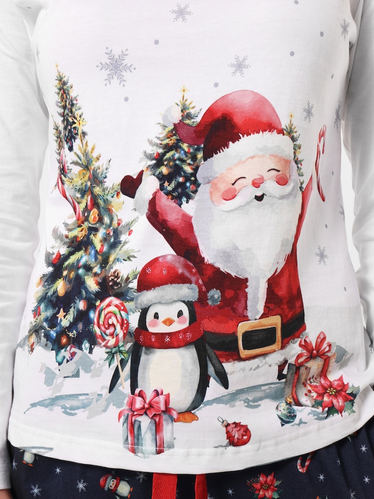 حزمة بيجامات جيرسيه Jolly Santa من Joe Browns - صورة 2 من 7